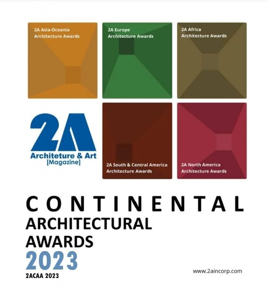 The 2A Continental Architectural Awards is announcing the winners for the year 2023